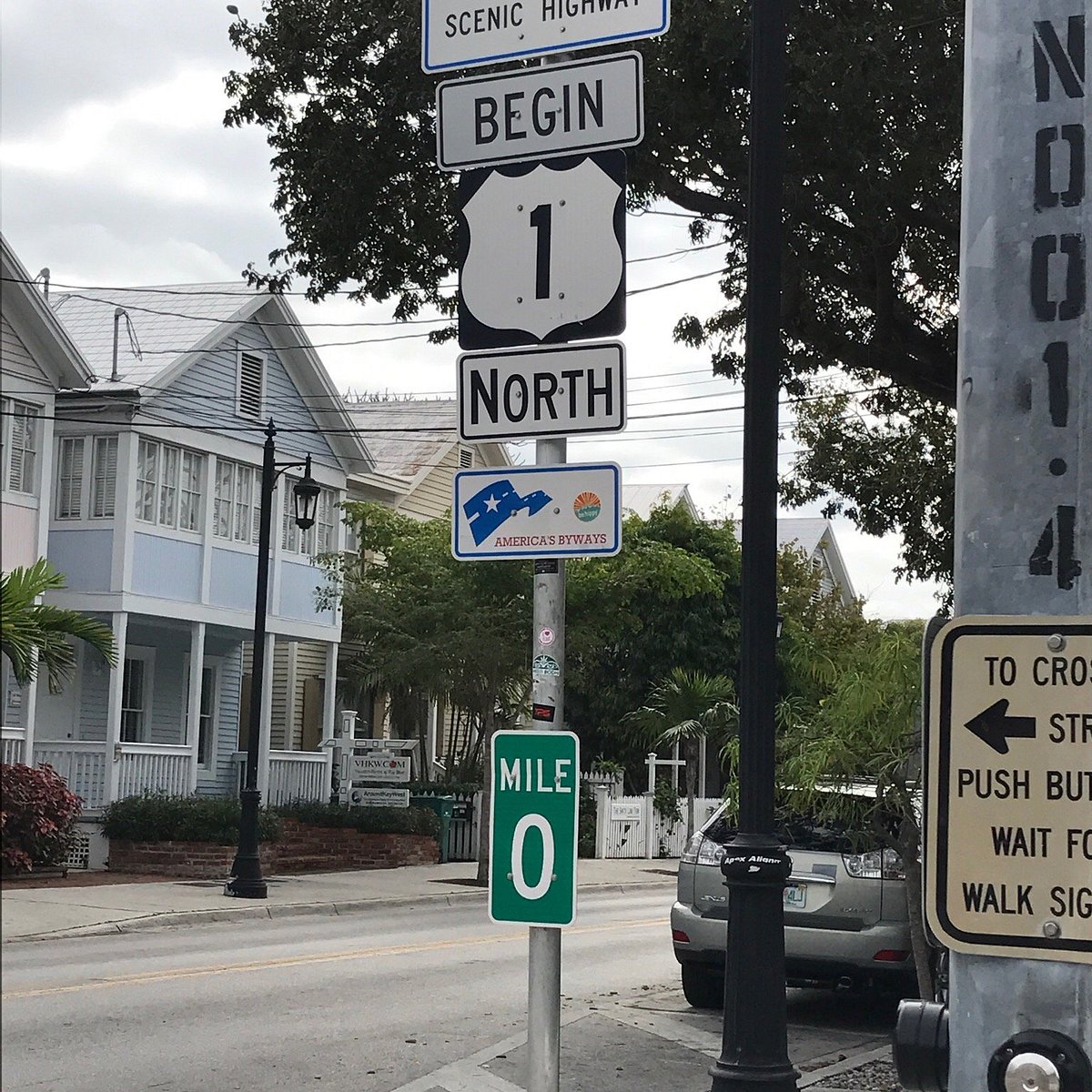 Mile marker. Key West Florida достопримечательности. Key West, FL 33040 США. Нулевая миля.