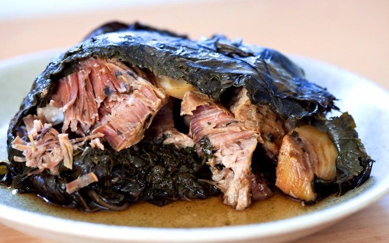 kalua pig (cooked In Imu)...