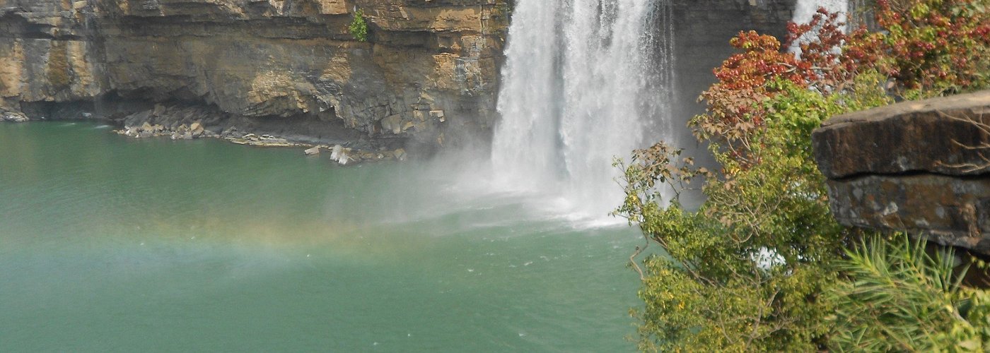 Chitrakote waterfall from a distance