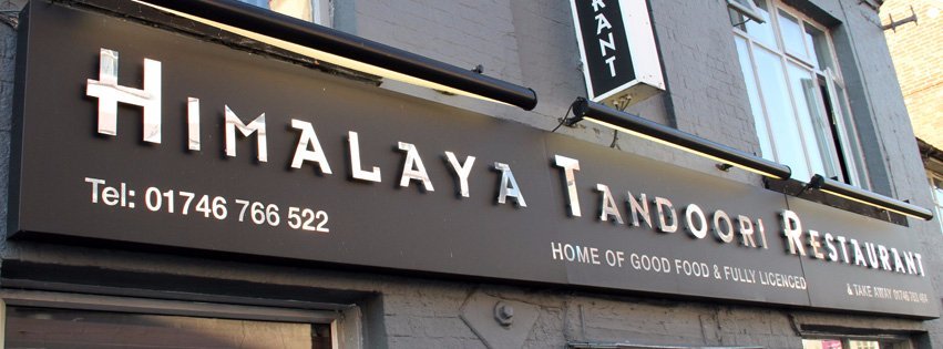 Frontage of Himalaya Tandoori Restaurant in Bridgnorth
