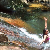 Pedra da cachoeira