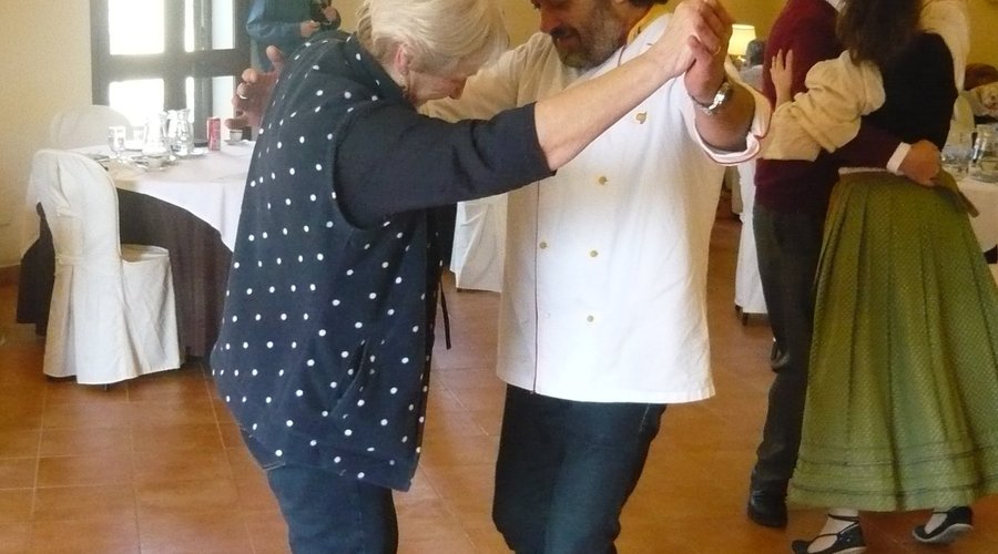 Dancing after the meal