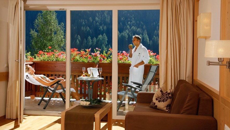 camere con balcone e bella vista panoramica