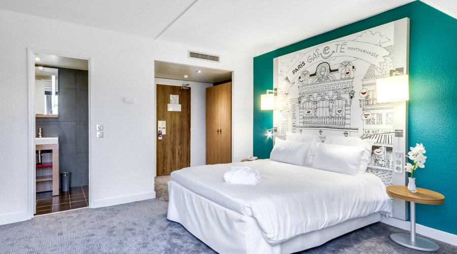 Chambre double mansardée