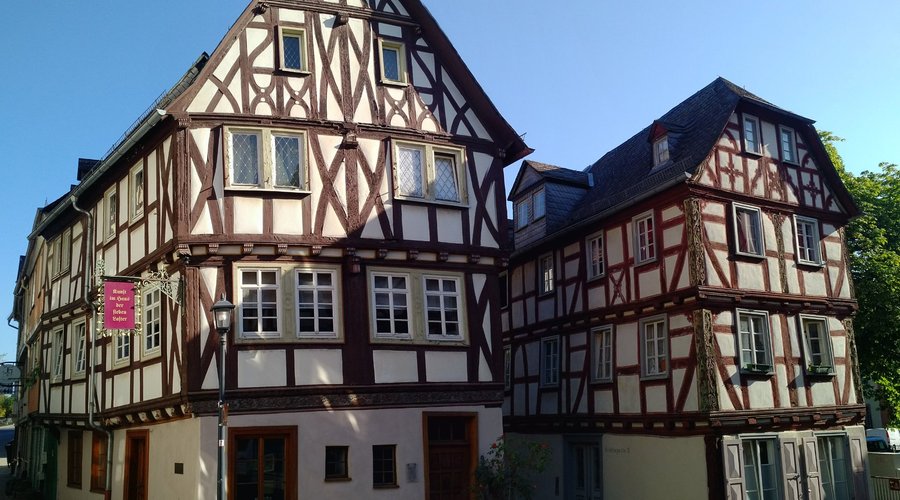 Panoramic view of the 16th century house