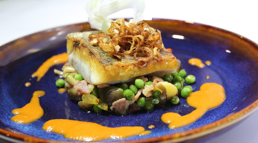Braised Seabass