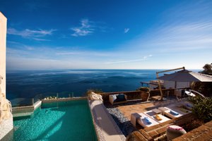 Hotel Margherita in Praiano, image may contain: Villa, Hotel, Resort, Pool