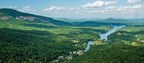View of Lake Lure from Chimney Rock