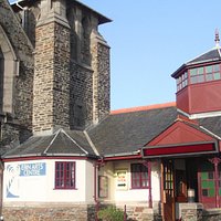 The main entrance to the Erin Arts Centre