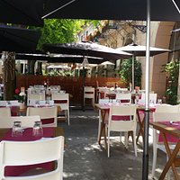 Es la terraza,