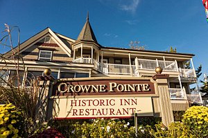 Crowne Pointe Historic Inn, Spa & Restaurant in Provincetown, image may contain: Hotel, Villa, Resort, Potted Plant