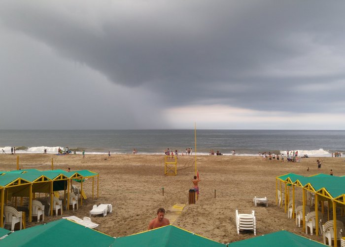 Atardecer a punto de llover en Peters