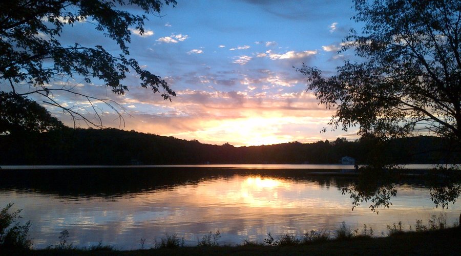 Amazing sunsets.