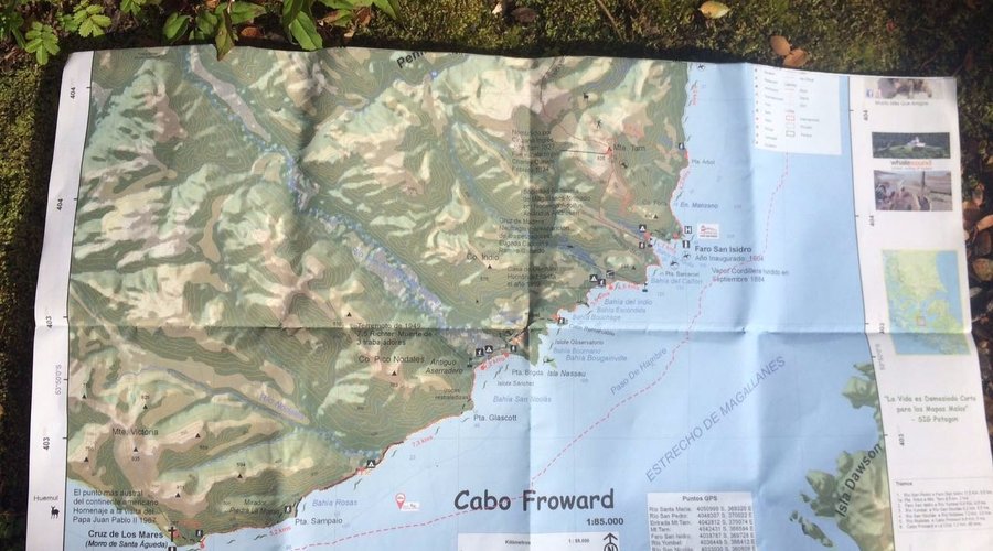 Mapa Cabo Froward