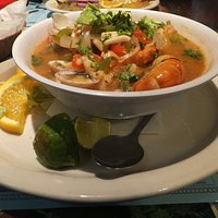 SEEN MARAS SOUP which was full of flavors and real fresh seafood!