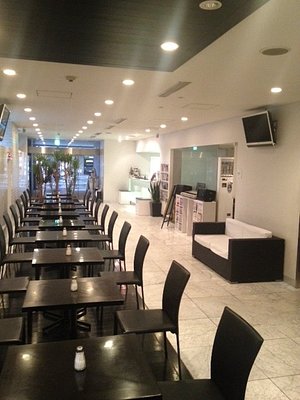 Hamilton Hotel -Black- in Sakae, image may contain: Restaurant, Indoors, Cafeteria, Chair