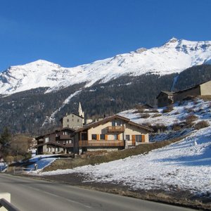 uitzicht op Lanslevillard