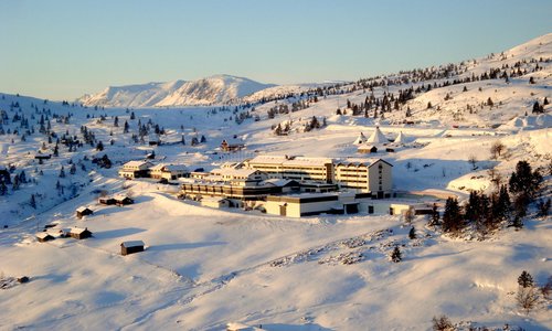 Spektakulær beliggenhet på Golsfjellets solside