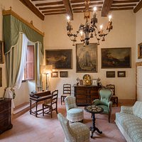 Una delle sale di Torre e Casa Campatelli
