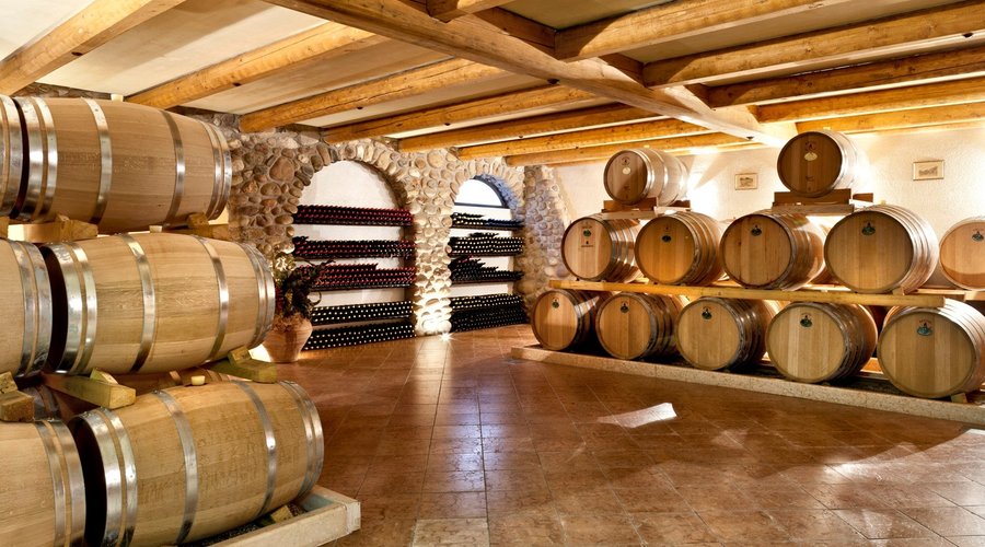 La barricaia dove invecchiano i nostri vini pregiati