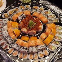 Sushi tray.... u can get better and bigger if u put in the $$$ ;) but the taste is perfect anywa