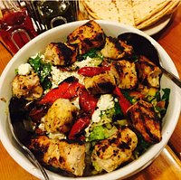 Avili salad with greek veggies