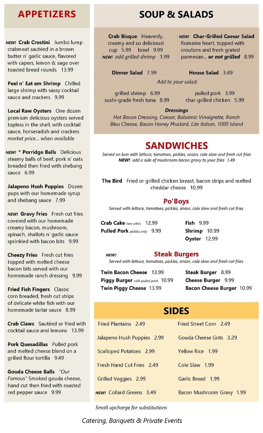 SASSY BASS AMAZIN' GRILL, Gulf Shores - Menu, Prices & Restaurant ...