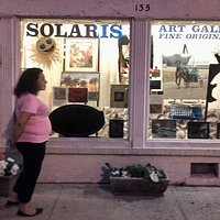 Solaris Art Gallery Front window