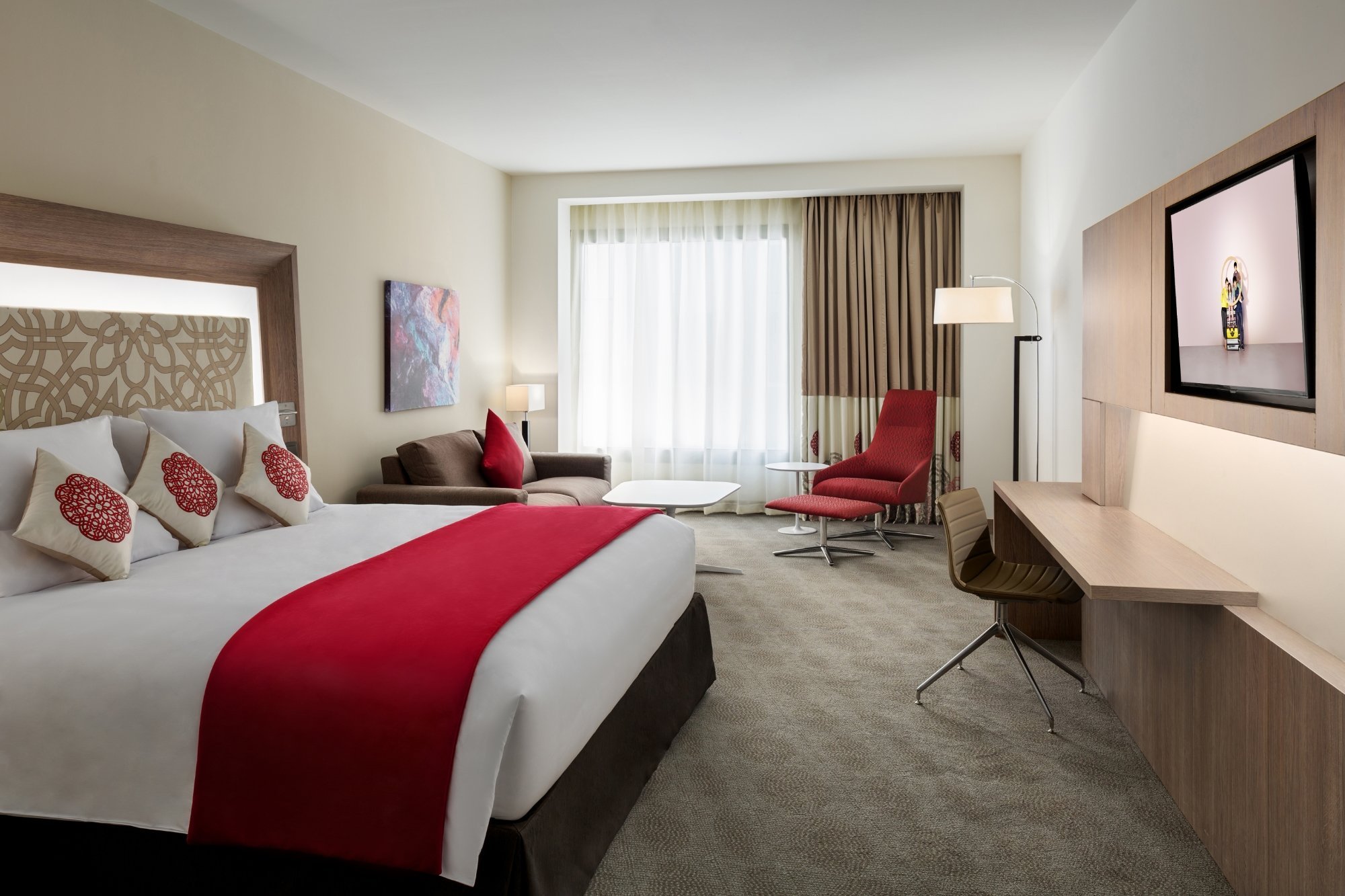 Stylish rooms at Novotel Jeddah Tahlia