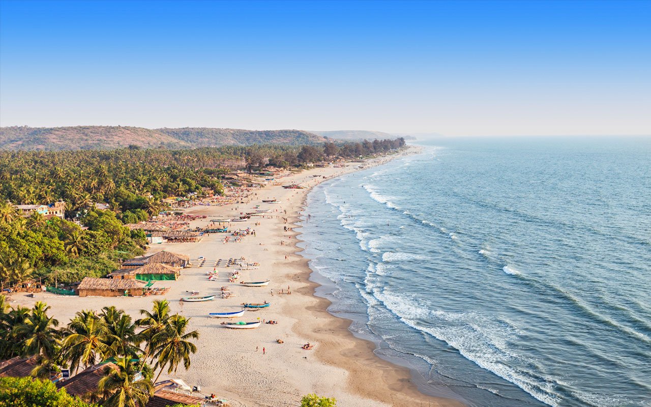 Baga beach goa india