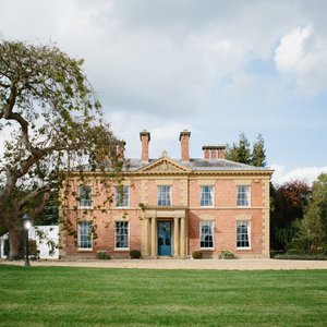 The spectacular view of the front of the Hall