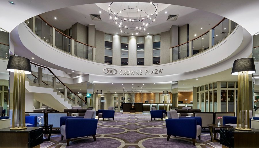 Crowne Plaza contemporary lobby