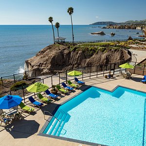 Our pool is the perfect spot to enjoy a sunny Central Coast day.