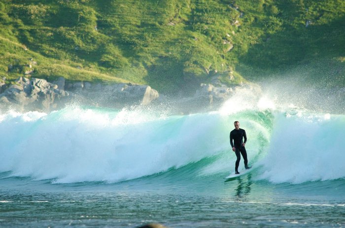 Surfing in Norway