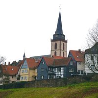 Blick von der Bleiche auf die Altstadt von Oberursel