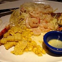 Lobster Lover's Dream with corn on the cob for the side