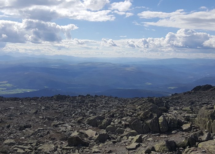 Uitzicht vanaf Tronfjell