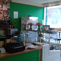 Inside of Basil's Sandwich Bar
