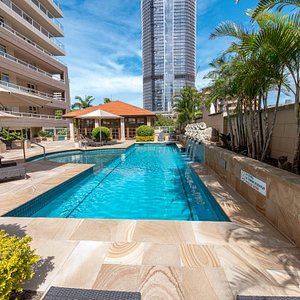 The Outdoor Heated Pool at the Quay West Suites Brisbane