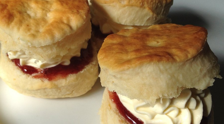 Jam and Cream Scones, always a favourite!