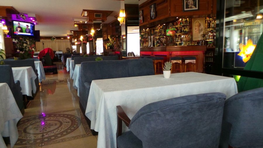 Inside seating area