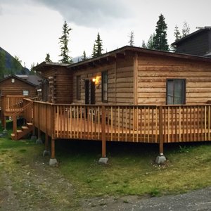 Cabins 1-3 facing the river 