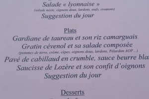 Speisekarte