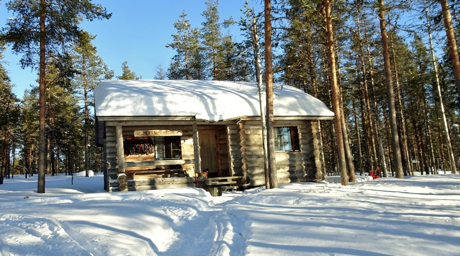 Hütte währen der Tour