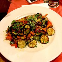 Kartoffelrösti mit gegrilltem Gemüse (Vegan)