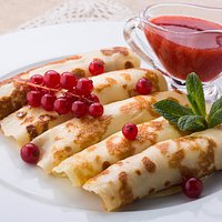 Блинчики с творогом