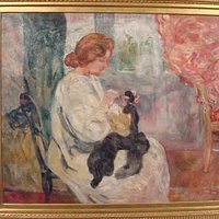La Couseuse (ca. 1905) (Louis Valtat)