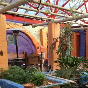 View of indoor courtyard