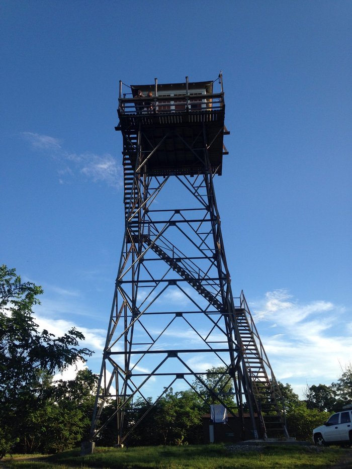 Free Stock Photo of Steep steps down from lookout tower