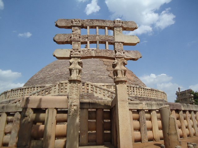 South Gate of Stupa no. 1 at Sanchi, Madhya Pradesh